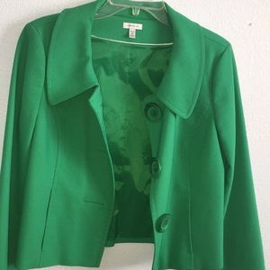 Parrot green blazer